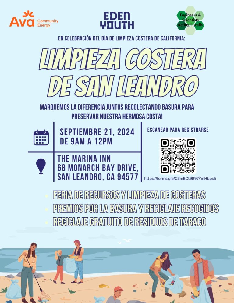 San Leandro Coastal Cleanup Day Event Flyer_Spanish