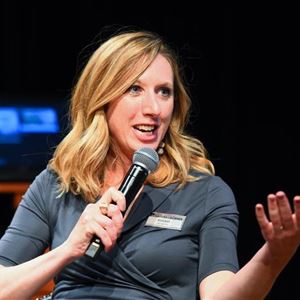 Image of Kristan Uhlenbrock speaking in panel